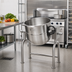 Thumbnail image #2 for Legion 50-Gallon Direct Steam Tilting Kettle, 2/3 Jacketed, 304 Stainless Steel