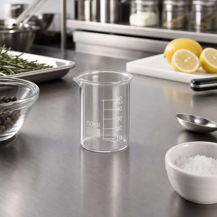 Product image #2 for American Metalcraft Chemistry Collection GBE2 1-3/4 oz Glass Beaker — Printed Capacity Marks, 1-3/4 Inch Diameter x 2-1/4 Inch Height
