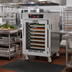 Thumbnail image #2 for Metro C5 8 Series Half-Height Pass-Thru Controlled Temperature Heated Holding Cabinet with Double-Pane Glass Doors, Lip Load Slides, 8-Pan Capacity