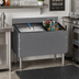 Thumbnail image #2 for CHOICE Extra Deep 36-Inch Underbar Combo Ice Bin/Cocktail Unit with Right Bottle Well and 10-Circuit Cold Plate