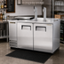 Thumbnail image #2 for True Club Top Draft Beer Cooler, 2 Half-Barrel Kegs, Stainless Steel, Dual Columns