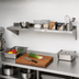 Thumbnail image #2 for John Boos Stallion EWS8-1296-X 96 Inch W x 12 Inch D Wall-Mounted Stainless Steel Shelf