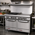 Thumbnail image #2 for Southbend S-Series 48-Inch Gas Restaurant Range with 4 Open Burners, 24-Inch Griddle & 2 Space Saver Ovens