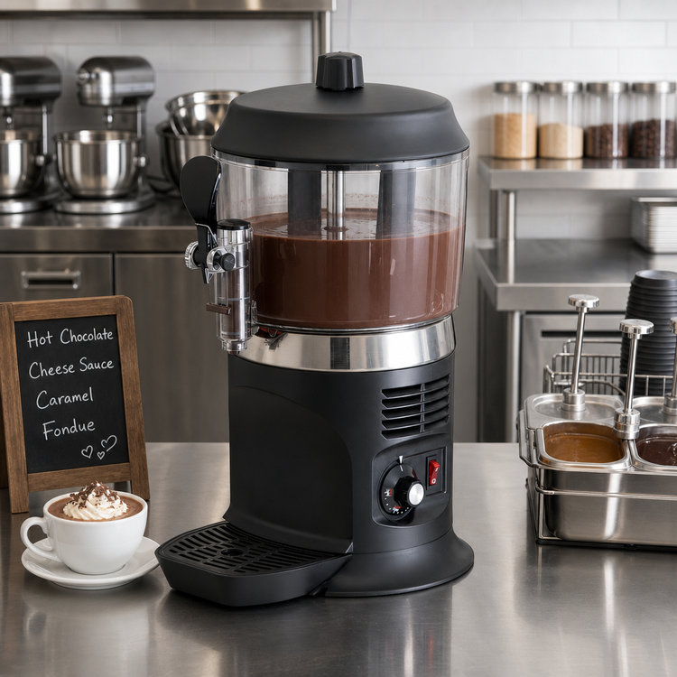 Product image #2 for Benchmark 5 Qt Countertop Hot Beverage/Topping Dispenser with Rotating Paddles
