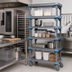Thumbnail image #2 for Millenia 5-Shelf Mobile Polymer Starter Shelving Unit, 30