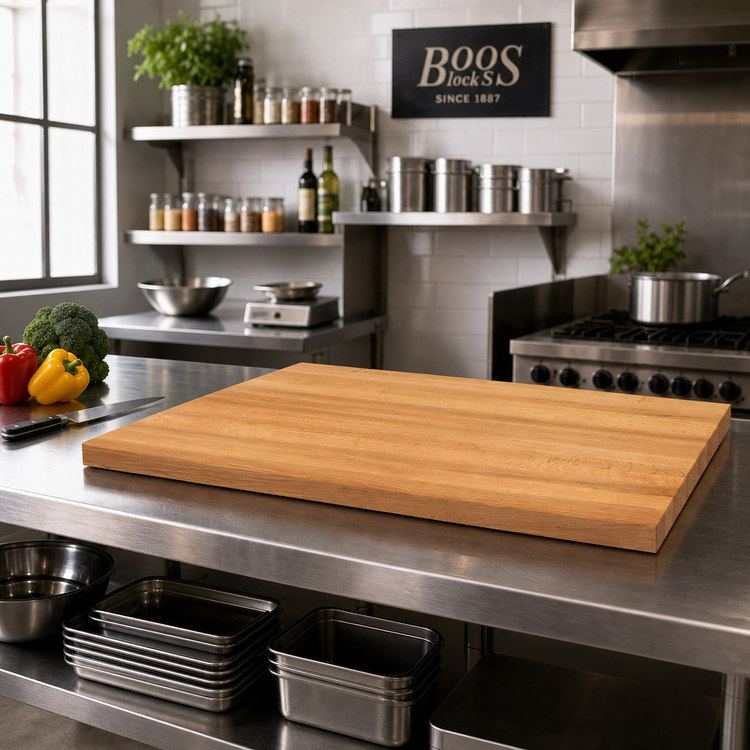 Product image #2 for John Boos Appalachian Red Oak Edge Grain Kitchen Countertop, 42 x 25 x 1-1/2 Inch, Penetrating Oil Finish