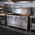 Thumbnail image #2 for Garland US Range U Series 60-Inch Gas Restaurant Range with 2 Open Burners, 48-Inch Griddle, Standard Oven and Storage Base