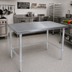 Thumbnail image #2 for John Boos 60 x 48 Inch 16-Gauge 300 Series Stainless Steel Top Work Table with Stallion Safety Edge