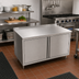 Thumbnail image #2 for John Boos 36-Inch x 36-Inch Cabinet Base Enclosed Work Table with Hinged Doors and 1-1/2-Inch Rear Riser