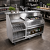 Thumbnail image #2 for Stainless Steel Portable Glassware Bar with 12-Inch Ice Bin and 36-Inch Beverage Compartment