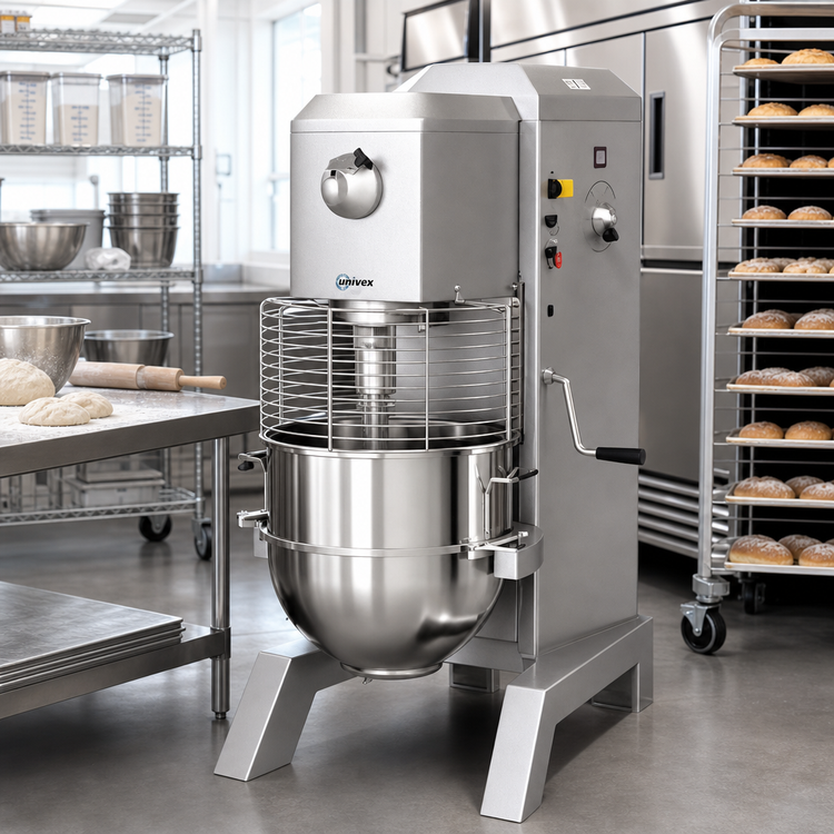 Product image #2 for Univex SRM80+ 80 Quart Variable-Speed Floor Model Planetary Mixer