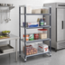 Thumbnail image #2 for Camshelving Elements XTRA 4-Tier Stationary Starter Shelving Unit, 21 x 42 x 64 Inches, Speckled Gray