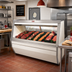 Thumbnail image #2 for Howard-McCray 35 Series 71-Inch Double-Duty Red Meat Service Case, Self-Contained Refrigeration, Straight Glass Front