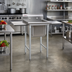 Thumbnail image #2 for Eagle Group 314 Series 54-1/2-Inch 1-Compartment Stainless Steel Sink with Left & Right Drainboards