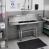 Thumbnail image #2 for BK Resources 3-Compartment Convenience Store Sink with Dual 12-Inch Drainboards, 54-Inch Wide