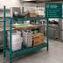Thumbnail image #2 for QuadPlus 72-Inch x 21-Inch Vented Green Polymer Shelf Mat with MICROGARD Antimicrobial Protection