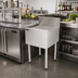 Thumbnail image #3 for Perlick Top Shelf TS Series 21-Inch Freestanding Underbar Drainboard with 6-Inch Backsplash