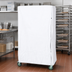 Thumbnail image #2 for Quantum White Nylon Wire Cart Cover for 24 x 36 x 63 Inch Carts with Zipper Flap