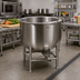Thumbnail image #2 for Legion LT-100 100-Gallon Stationary Direct Steam Kettle, 2/3 Jacket
