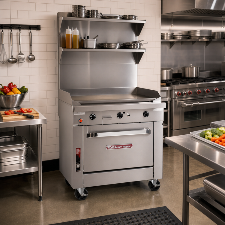 Product image #2 for Southbend Platinum 36-Inch Modular Gas Sectional Range with Full-Width Thermostatic Griddle