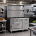 Thumbnail image #2 for Southbend Platinum 48-Inch Heavy Duty Gas Range with 8 Open Burners, Convection Oven Base and 12-Inch Right Cabinet