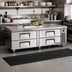 Thumbnail image #2 for True 72.38 Inch 4-Drawer Refrigerated Chef Base with Side-Mounted Compressor and Stainless Steel Top