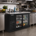 Thumbnail image #2 for Beverage-Air 58-Inch Two-Section Food-Rated Back Bar Refrigerator with Sliding Glass Doors