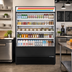 Thumbnail image #2 for True 60-Inch Vertical Open Air Merchandiser Refrigerator, Self-Contained R290, Black Exterior