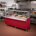 Thumbnail image #2 for Dinex Reflections 36-Inch Mobile Modular Solid Top Serving Counter with Stainless Steel Top