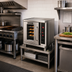 Thumbnail image #2 for Half-Size Standard-Depth Electric Convection Oven, Single Deck, 5-Pan Capacity, Left-Hinged Door