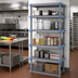 Thumbnail image #2 for Quantum Millenia 5-Shelf Polymer Starter Shelving Unit, 54W x 24D x 74H, Gray