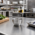 Thumbnail image #2 for American Metalcraft 8 oz Round Stainless Steel Sauce Dish, 3 Inch Diameter x 2 Inch High