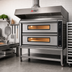 Thumbnail image #3 for Moretti Forni iDeck Double-Deck Electric Pizza Deck Oven with Stand and Hood