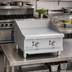 Thumbnail image #2 for Eurodib 24-Inch Gas Countertop Griddle with Thermostat Controls and 24 x 20 Smooth Steel Cooking Surface