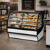 Thumbnail image #3 for True Specialty Display Dual Zone Dry/Refrigerated Full Service Display Merchandiser with Curved Glass Front and Glass Sides, 59-1/4 Inch, Self-Contained Refrigeration