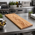 Thumbnail image #2 for American Metalcraft Large Olive Wood Rectangular Serving Board, 20 x 8 x 3/4 Inch, Straight Edge