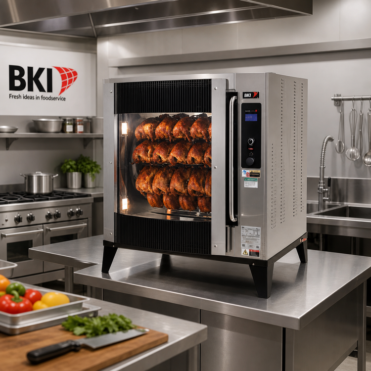 Product image #2 for BKI VGG-8-C-PT Single Deck Electric Pass-Thru Rotisserie Oven