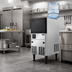 Thumbnail image #3 for Self-Contained Air-Cooled Cube Ice Maker with Bin, Dual Water Input, 80 lb. Daily Production