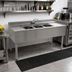 Thumbnail image #2 for Eagle Group 2200 Series Three-Compartment Underbar Sink with Right Drainboard and Faucet, 48 x 24 x 33-1/2 Inches
