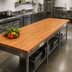 Thumbnail image #2 for Boos Block American Cherry Blended Edge Grain Kitchen Countertop with Penetrating Oil Finish, 144 x 25 x 1-1/2 Inch, No Backsplash