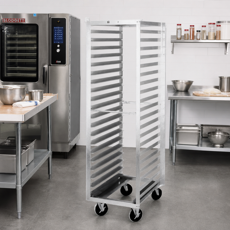 Product image #2 for Metro Mobile Single-Section End-Load Pass-Thru Aluminum Pan Rack
