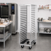 Thumbnail image #2 for Metro Mobile Single-Section End-Load Pass-Thru Aluminum Pan Rack