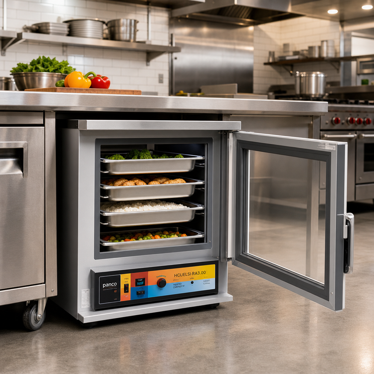 Product image #2 for Panco HCUELSI-RA3.00 Extended Undercounter Insulated Heated Holding Cabinet with Clear Door