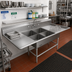 Thumbnail image #2 for John Boos Pro-Bowl 3-Compartment Stainless Steel Sink with Dual 36-Inch Drainboards