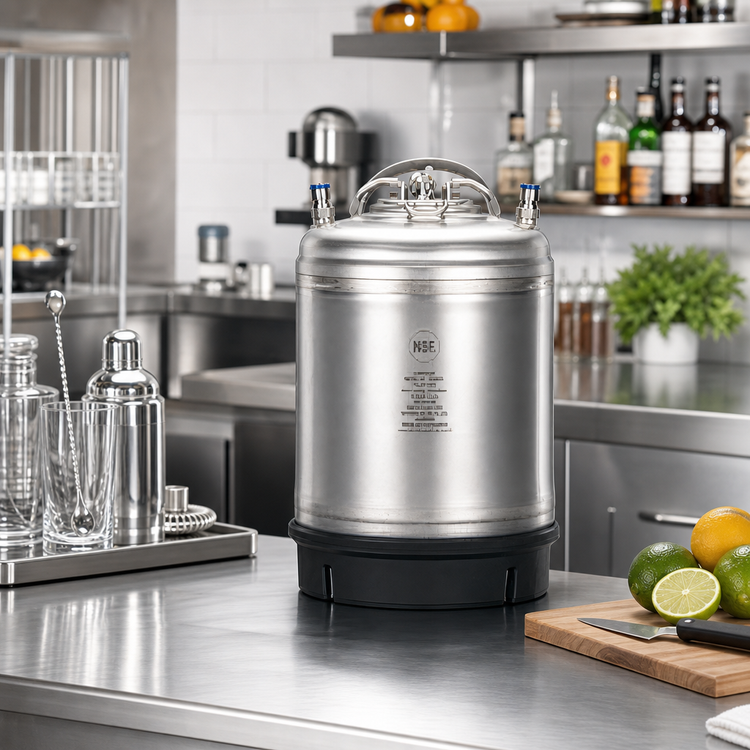 Product image #2 for Perlick 2.5 Gallon 2-Port Cocktail Keg with Ball Lock Connections