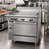 Thumbnail image #2 for Garland Cuisine Series Heavy Duty 36-Inch Natural Gas Plancha Range with Convection Oven