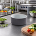 Thumbnail image #2 for American Metalcraft UBR32GE 32 oz. Graphite Round Melamine Bowl