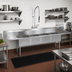 Thumbnail image #2 for BK Resources Four Compartment Sink with Left and Right Drainboards, 100