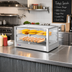 Thumbnail image #2 for Omcan Countertop Full/Self-Service Food Warmer and Display Case, 80 L, Stainless Steel, 110V