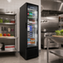 Thumbnail image #2 for Elite Series One-Section Reach-In Glass Door Merchandiser Refrigerator, 7.7 Cu. Ft., Black
